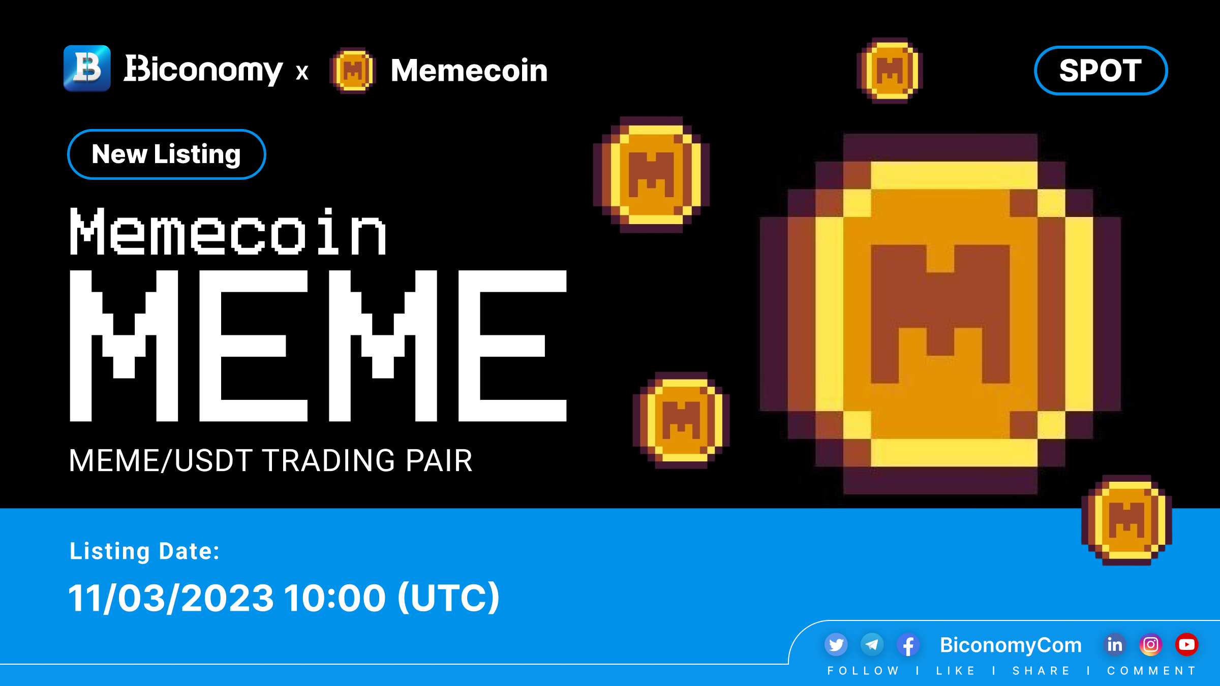 Biconomy Is Listing MEME Memecoin For Spot Trading Biconomy