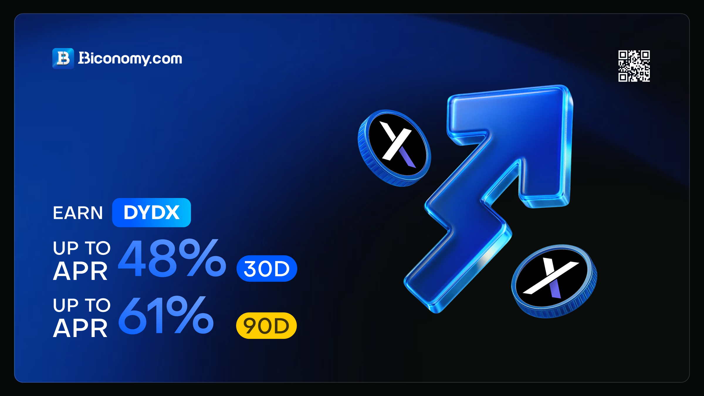 Biconomy.com Earn -dYdX Locked Products: Enjoy Up to 61% APR in Rewards ...