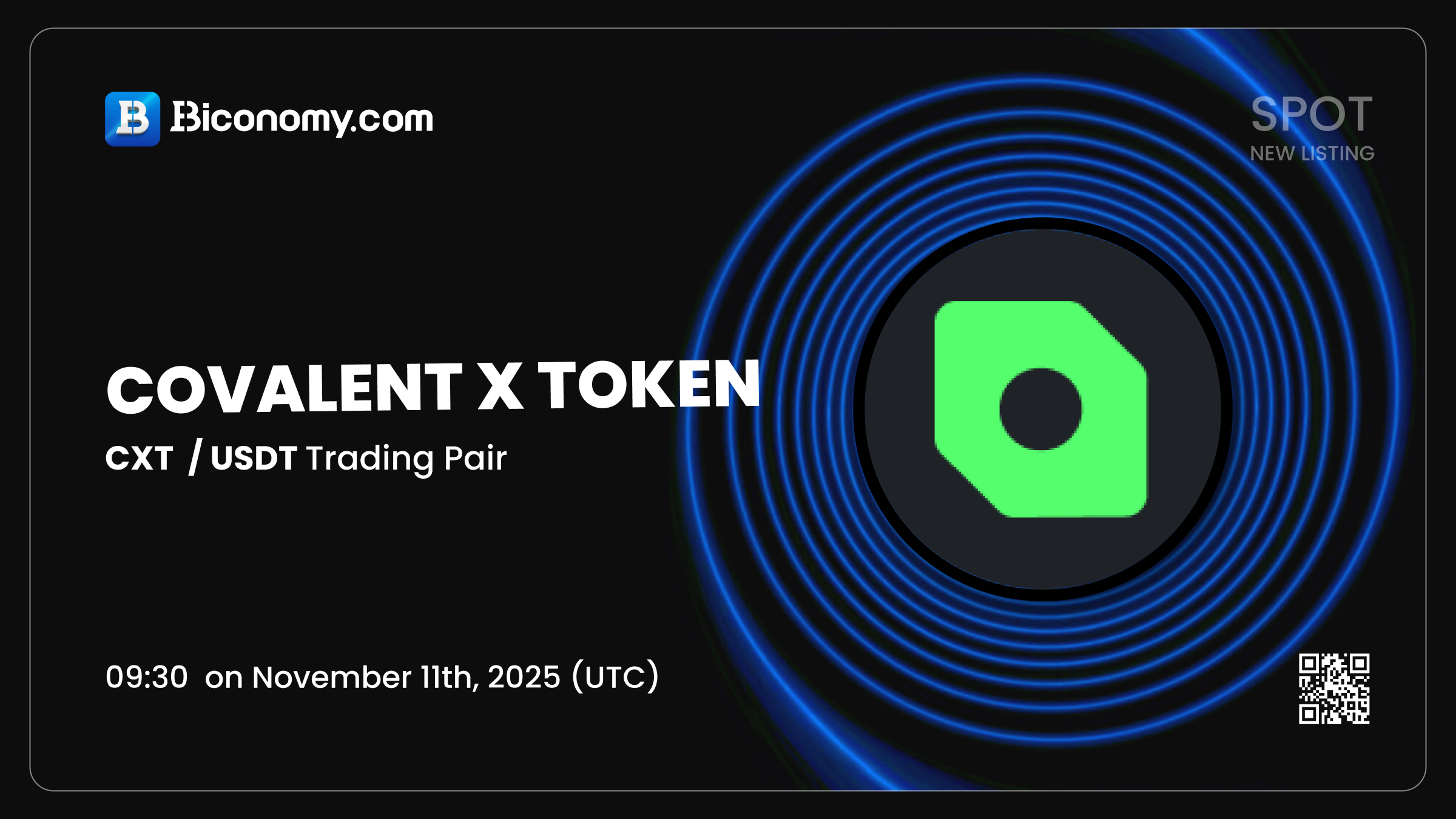 Biconomy.com New Listing Covalent X Token (CXT) for Spot Trading! –  Biconomy | Support Center