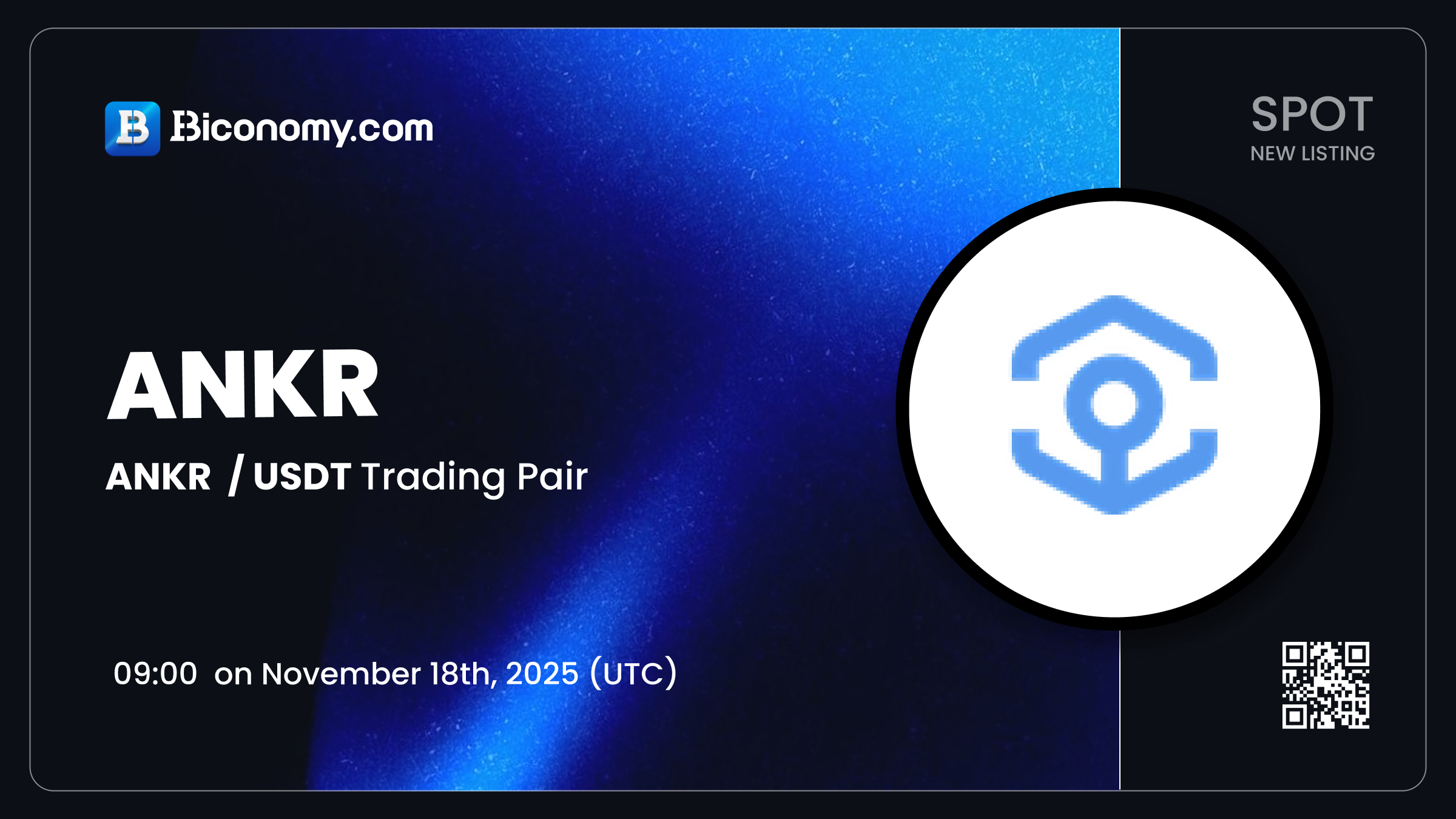 Biconomy.com New Listing Ankr (ANKR) for Spot Trading! – Biconomy | Support  Center